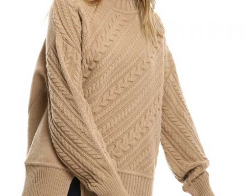 Cashmere-Blended-Cable-Stitching-Irregular-Design-Pullover-Women-s-Sweaters